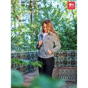 THC HELSINKI WOMEN. Polarfleecejacke aus Polyester mit Gürtel für Damen-30165