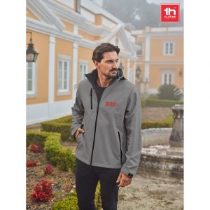 THC ZAGREB. Herren-Softshell-Jacke aus Polyester und Elastan-30180