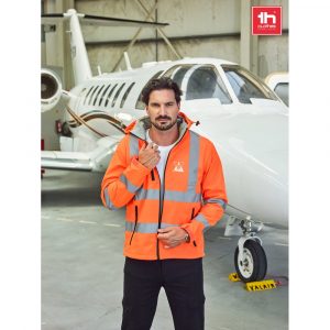 THC ZAGREB WORK. Softshell-Jacke mit hoher Sichtbarkeit (Unisex)-30182