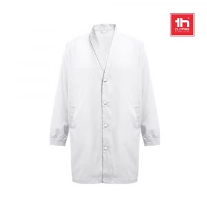 THC MINSK WH. Kittel aus Baumwolle und Polyester für Arbeitskleidung. Weiße Farbe-30250