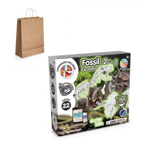 2 in 1 Fossil Excavation Kit III. Lernspiel lieferung inklusive einer kraftpapiertasche (115 g/m²)-35825