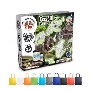 2 in 1 Fossil Excavation Kit V. Lernspiel lieferung inklusive einer faltbaren geschenktasche aus 190T-35827