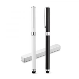 TOUCH. Tintenroller aus Metall mit Touchpen-Spitze-51437
