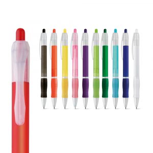 SLIM. Rutschfester Kugelschreiber mit Clip-91247