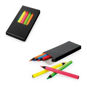 91767_set.jpg MEMLING. Bleistiftbox mit 6 Buntstiften-91767