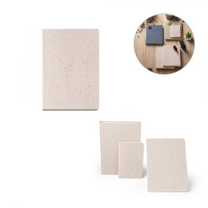 ORGANIC SEMI-RIGID. Notizbuch A5 mit semi-flexiblem Cover aus Elefantendung (95%)-93288
