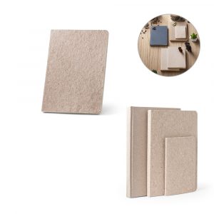 TEAPAD SEMI-RIGID. Notizbuch A5 mit semi-flexiblem Cover aus Teeblattverwertung (65%)-93290