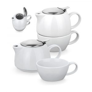 COLE. Teeset aus Porzellan 2 in 1-93805