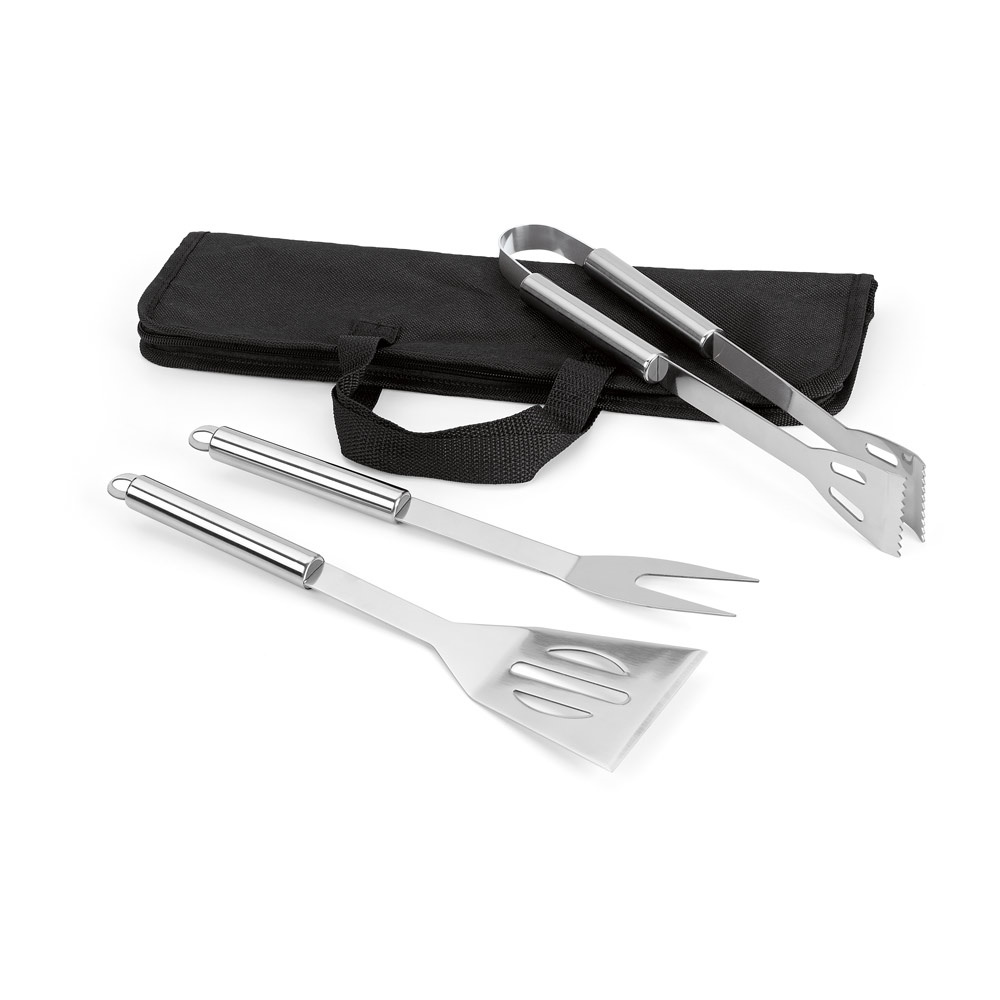 SOARES. Grill - Set aus Edelstahl 3-teilig bestehend-93998 - Image 2