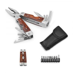 94022_set.jpg MAGNUM. Multifunktionswerkzeugset aus Edelstahl mit Holzdetails-94022
