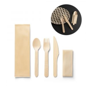 SUYA. Besteck-Set aus Holz-94077