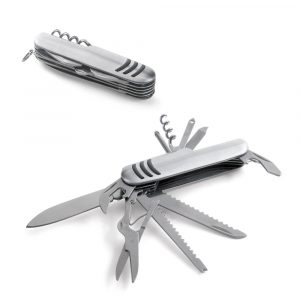 KAPRUN. Multifunktions-Taschenmesser aus Edelstahl und Metall-94147