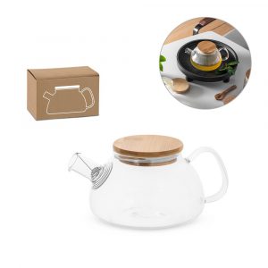 SNEAD. Glasteekanne mit Bambusdeckel 750 ml-94238