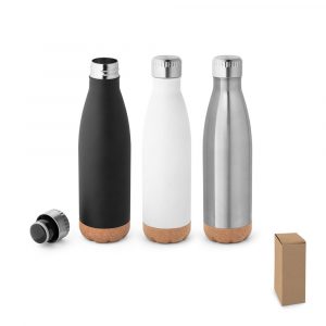 SOLBERG. Thermoskanne aus Edelstahl und Korkboden, 560 ml-94240