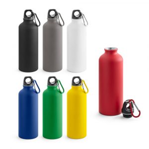 COLLINA. Aluminiumflasche mit Karabiner 540 ml-94246