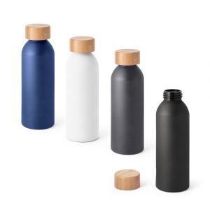 QUETA. Aluminiumflasche mit Bambusdeckel 550 ml-94250