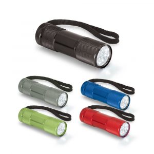 FLASHY. Taschenlampe aus Aluminium mit 9-LEDs-94736