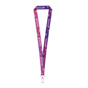94977_set.jpg MANILA. Sublimationslanyard aus Polyester mit Karabiner-94977