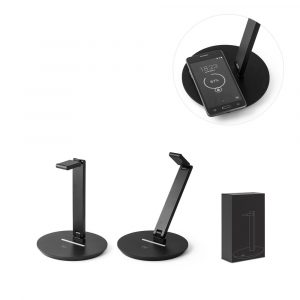 GERST. Kopfhörerhalter aus ABS mit integrierter Wireless-Ladefunktion-97089