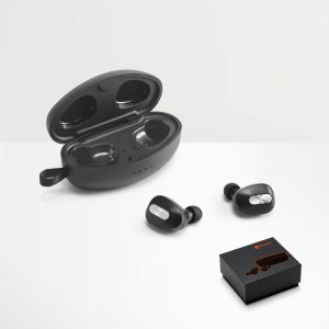 DESCRY. kabellose In-Ear Kopfhörer aus Metall und ABS inkl. Ladegerät-97922