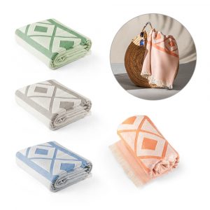 MALEK. Multifunktions- und Badetuch (350g/m²) aus Baumwolle sowie recycelter Baumwolle-99046