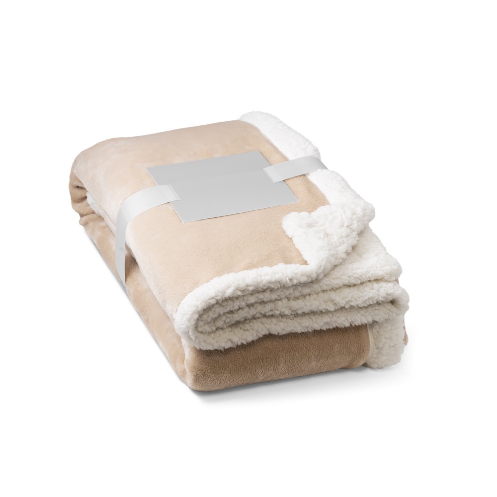 HEIDEN. Wendbare Fleecedecke mit Satinband und personalisierter Karte-99078 - Image 4