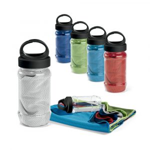 ARTX PLUS. Sporthandtuch aus Polyamid und Polyester mit Flasche-99967