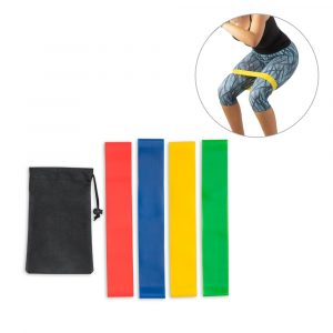 BURPEE. Set elastischer Sportbänder mit Vliesstoffbeutel-99970